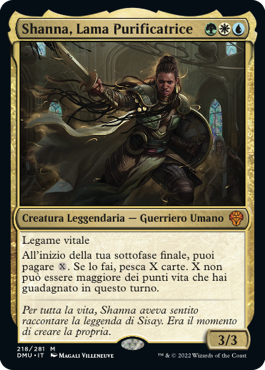 SHANNA, LAMA PURIFICATRICE  Dominaria Unita 218