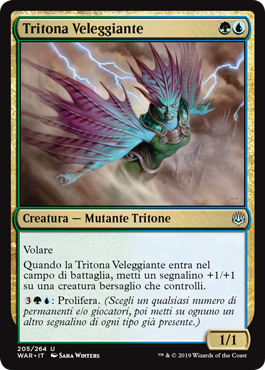 Tritona Veleggiante  La Guerra della Scintilla 205-Wizard of the Cost- nuvolosofumetti.