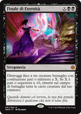 Finale di Eternità  La Guerra della Scintilla 91-Wizard of the Cost- nuvolosofumetti.