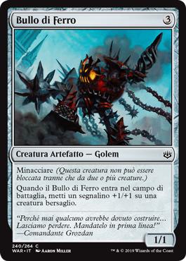 Bullo di Ferro  La Guerra della Scintilla 240-Wizard of the Cost- nuvolosofumetti.