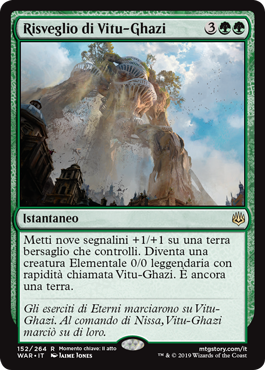 Risveglio di Vitu-Ghazi  La Guerra della Scintilla 152-Wizard of the Cost- nuvolosofumetti.