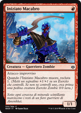 Iniziato Macabro  La Guerra della Scintilla 130-Wizard of the Cost- nuvolosofumetti.