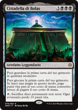 Cittadella di Bolas  La Guerra della Scintilla 79-Wizard of the Cost- nuvolosofumetti.