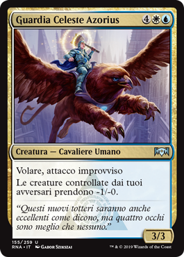 Guardia Celeste Azorius  Fedeltà di Ravnica 155-Wizard of the Coast- nuvolosofumetti.