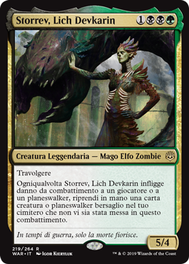 Storrev, Lich Devkarin  La Guerra della Scintilla 219-Wizard of the Cost- nuvolosofumetti.
