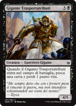 Gigante Trasportatributi  La Guerra della Scintilla 107-Wizard of the Cost- nuvolosofumetti.