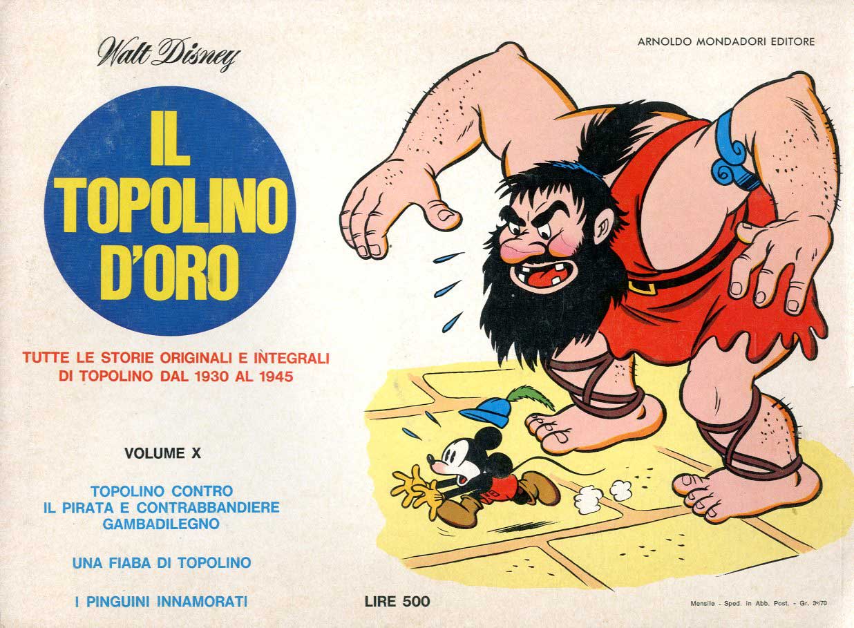 IL TOPOLINO D'ORO 10-MONDADORI- nuvolosofumetti.