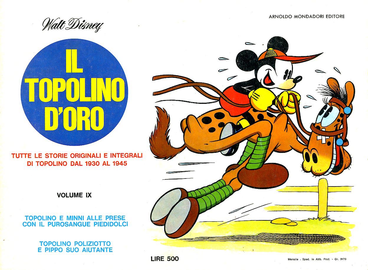 IL TOPOLINO D'ORO 9-MONDADORI- nuvolosofumetti.