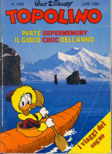 TOPOLINO 1506-MONDADORI- nuvolosofumetti.