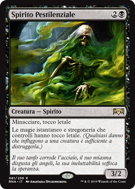 Spirito Pestilenziale  Fedeltà di Ravnica 81-Wizard of the Coast- nuvolosofumetti.