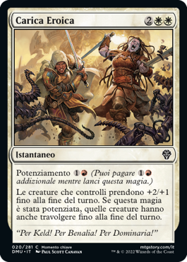 CARICA EROICA FOIL  Dominaria Unita 415