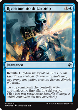 Rivestimento di Lazotep  La Guerra della Scintilla 59-Wizard of the Cost- nuvolosofumetti.