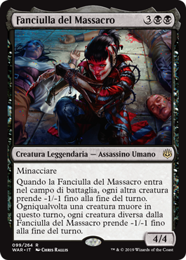 Fanciulla del Massacro  La Guerra della Scintilla 99-Wizard of the Cost- nuvolosofumetti.