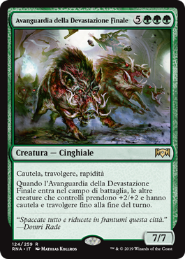 Avanguardia della Devastazione Finale  Fedeltà di Ravnica 124