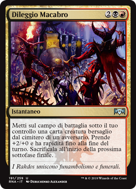 Dileggio Macabro  Fedeltà di Ravnica 191-Wizard of the Coast- nuvolosofumetti.