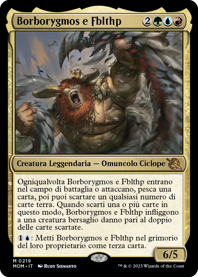 BORBORYGMOS E FBLTHP  Avanzata delle macchine 219