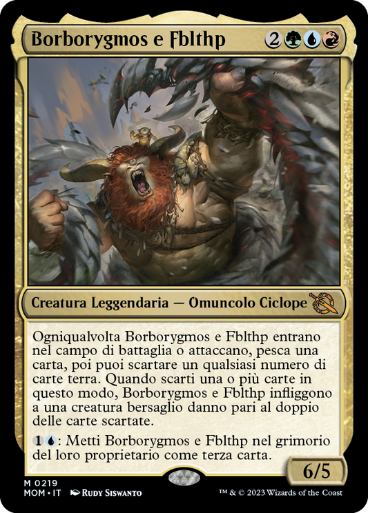 BORBORYGMOS E FBLTHP  Avanzata delle macchine 219