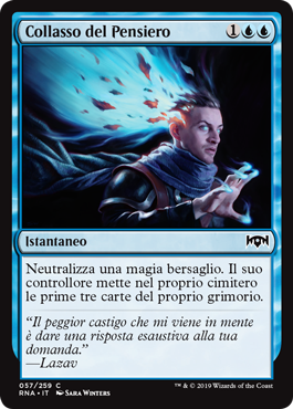 Collasso del Pensiero  Fedeltà di Ravnica 57-Wizard of the Coast- nuvolosofumetti.