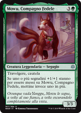 Mowu, Compagno Fedele  La Guerra della Scintilla 167-Wizard of the Cost- nuvolosofumetti.