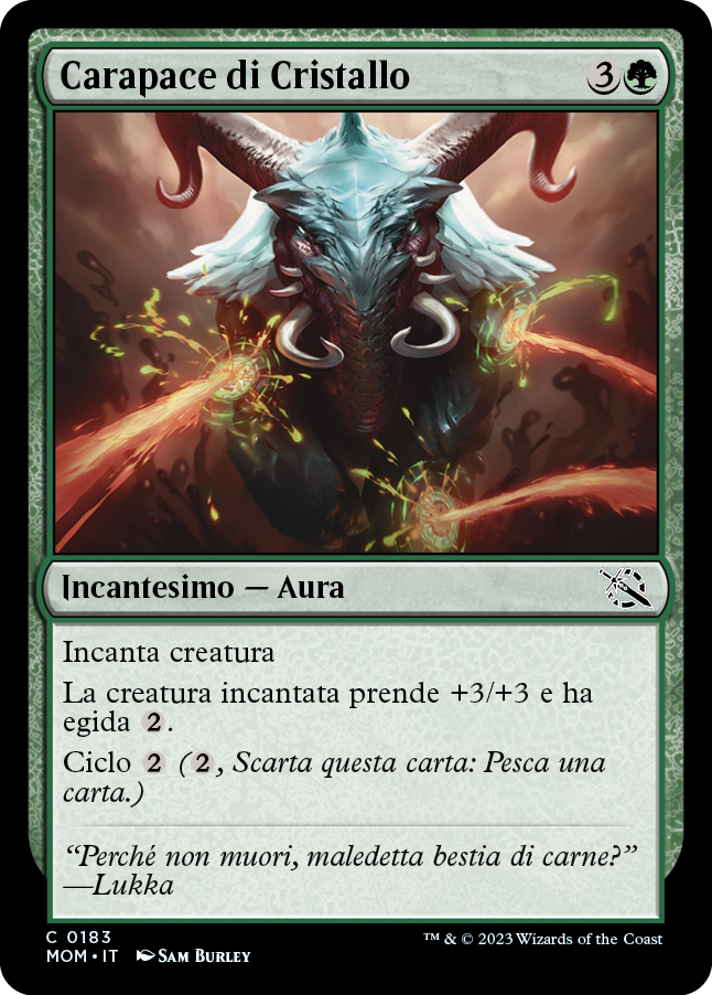 CARAPACE DI CRISTALLO  Avanzata delle macchine 183
