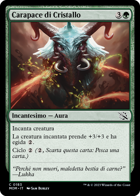 CARAPACE DI CRISTALLO  Avanzata delle macchine 183