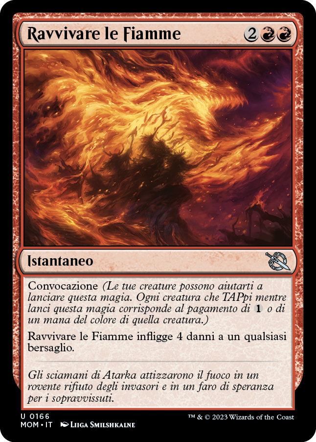 RAVVIVARE LE FIAMME  Avanzata delle macchine 166