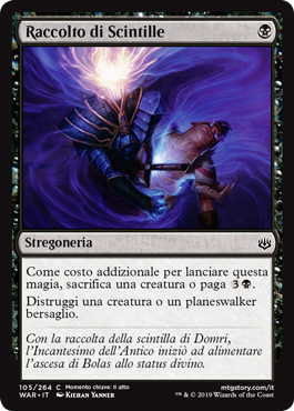 Raccolto di Scintille  La Guerra della Scintilla 105-Wizard of the Cost- nuvolosofumetti.
