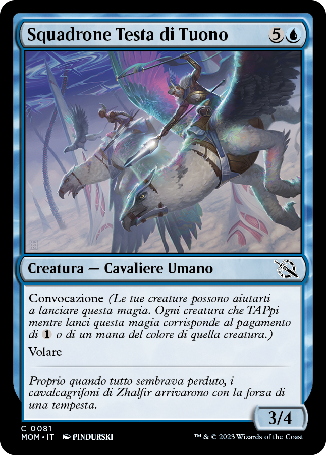 SQUADRONE TESTA DI TUONO  Avanzata delle macchine 81