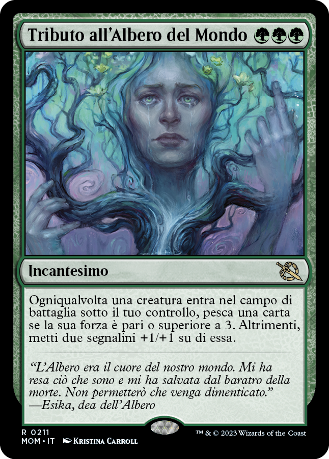 TRIBUTO ALL'ALBERO DEL MONDO  Avanzata delle macchine 211