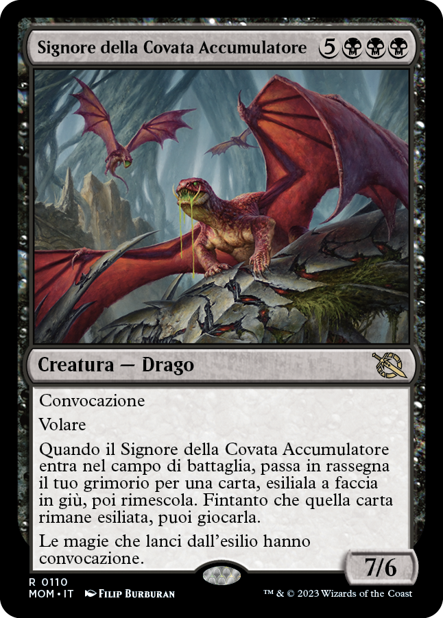 SIGNORE DELLA COVATA ACCUMULATORE  Avanzata delle macchine 110