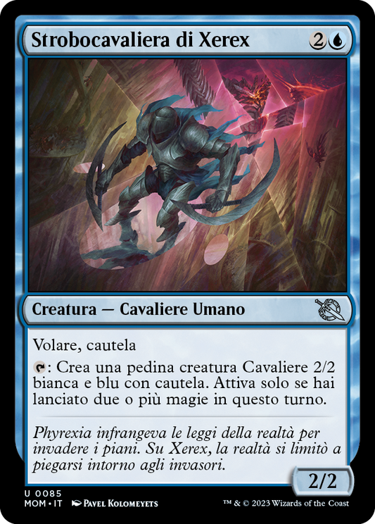 STROBOCAVALIERA DI XEREX  Avanzata delle macchine 85