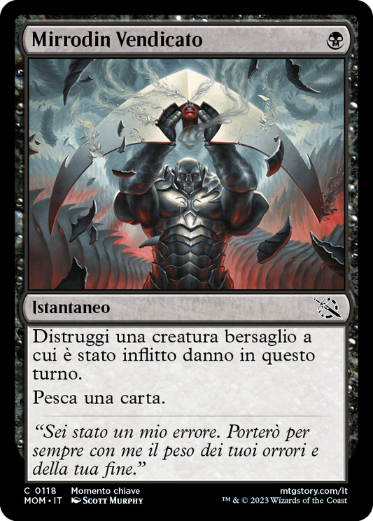 MIRRODIN VENDICATO  Avanzata delle macchine 118