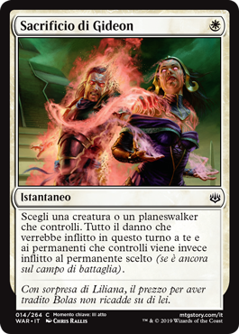 Sacrificio di Gideon  La Guerra della Scintilla 14-Wizard of the Cost- nuvolosofumetti.