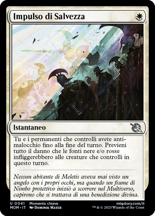 IMPULSO DI SALVEZZA  Avanzata delle macchine 41
