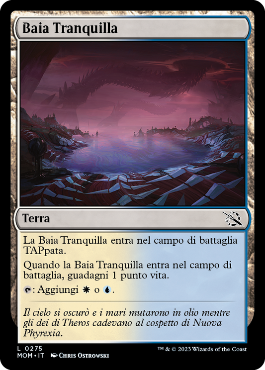 BAIA TRANQUILLA  Avanzata delle macchine 275