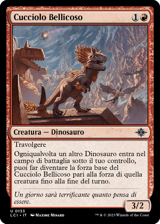 Le caverne perdute di Ixalan 133 CUCCIOLO BELLICOSO