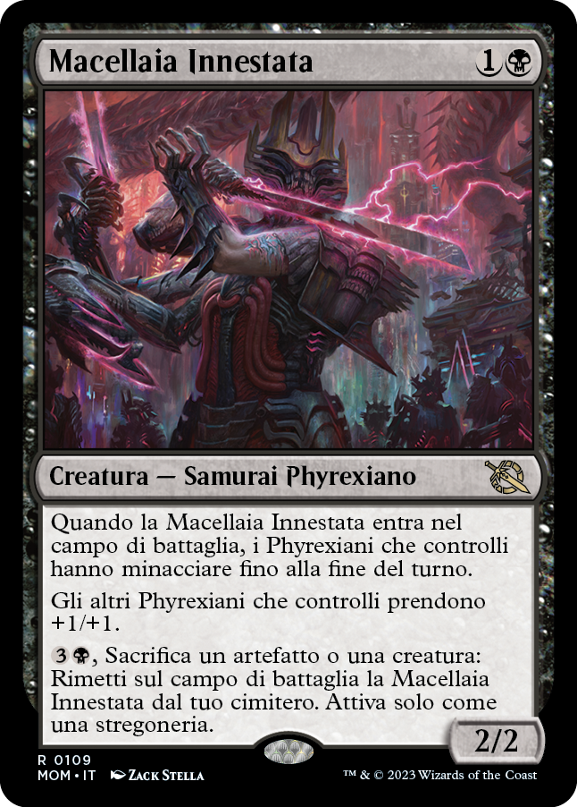 MACELLAIA INNESTATA  Avanzata delle macchine 109