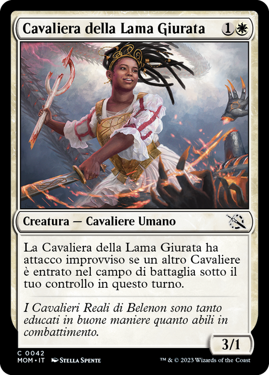 CAVALIERA DELLA LAMA GIURATA  Avanzata delle macchine 42