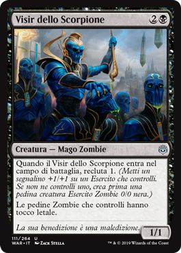 Visir dello Scorpione  La Guerra della Scintilla 111-Wizard of the Cost- nuvolosofumetti.