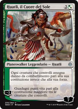 Huatli, il Cuore del Sole  La Guerra della Scintilla 230-Wizard of the Cost- nuvolosofumetti.