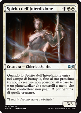 Spirito dell'Interdizione  Fedeltà di Ravnica 9