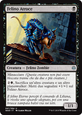 Felino Atroce  La Guerra della Scintilla 87-Wizard of the Cost- nuvolosofumetti.