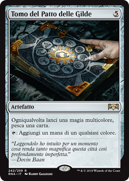 Tomo del Patto delle Gilde  Fedeltà di Ravnica 242-Wizard of the Coast- nuvolosofumetti.