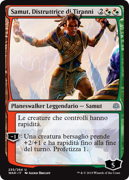 Samut, Distruttrice di Tiranni  La Guerra della Scintilla 235-Wizard of the Cost- nuvolosofumetti.