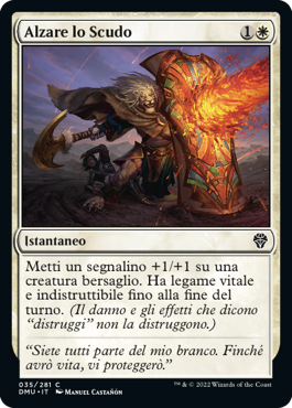 ALZARE LO SCUDO FOIL  Dominaria Unita 418