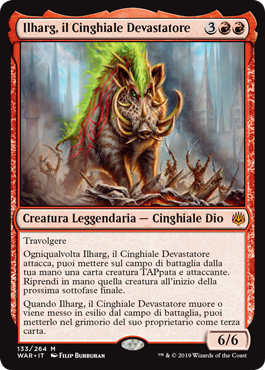 Ilharg, il Cinghiale Devastatore  La Guerra della Scintilla 133-Wizard of the Cost- nuvolosofumetti.
