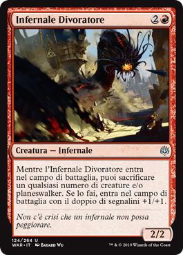 Infernale Divoratore  La Guerra della Scintilla 124-Wizard of the Cost- nuvolosofumetti.