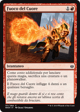 Fuoco del Cuore  La Guerra della Scintilla 131-Wizard of the Cost- nuvolosofumetti.