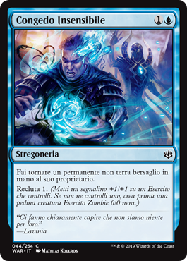 Congedo Insensibile  La Guerra della Scintilla 44-Wizard of the Cost- nuvolosofumetti.