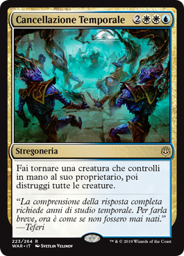 Cancellazione Temporale  La Guerra della Scintilla 223-Wizard of the Cost- nuvolosofumetti.